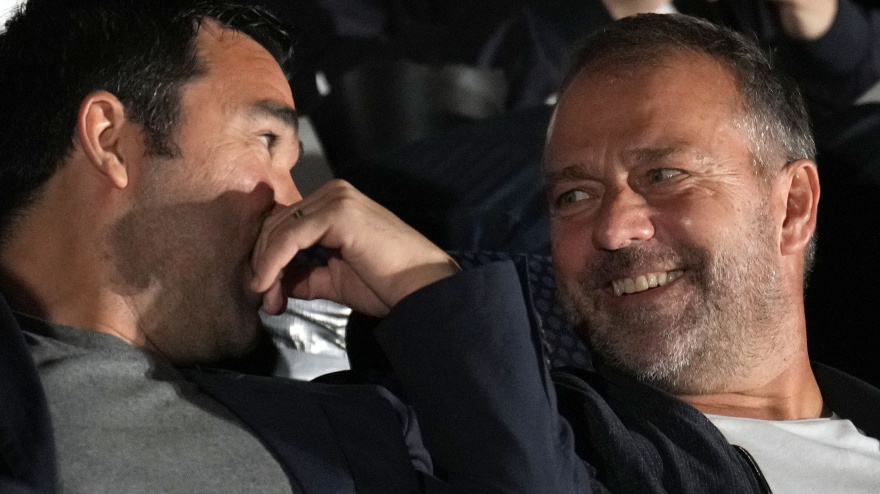 Deco y Flick, director deportivo y entrenador del Barcelona.