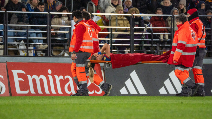 Laia Alexandri se rompió el cruzado durante el partido contra el R Madrid