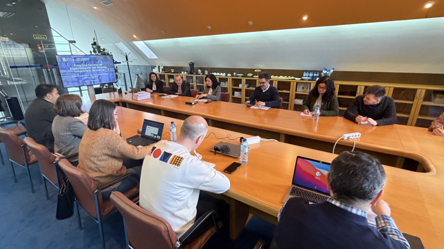 Un momento del encuentro celebrado este viernes en Ferrol