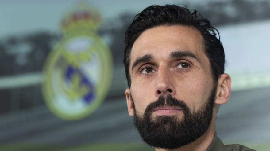 Álvaro Arbeloa, en la rueda de prensa previa al partido de este domingo en Mestalla.