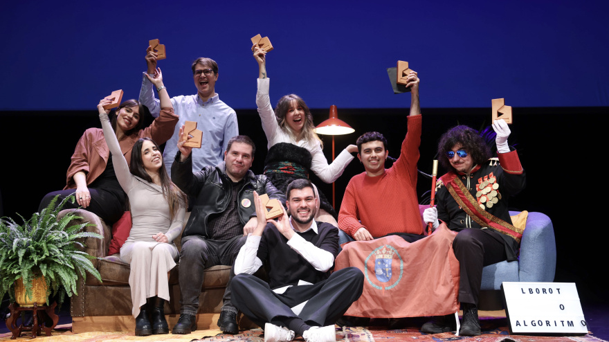 Foto de familia de los ganadores