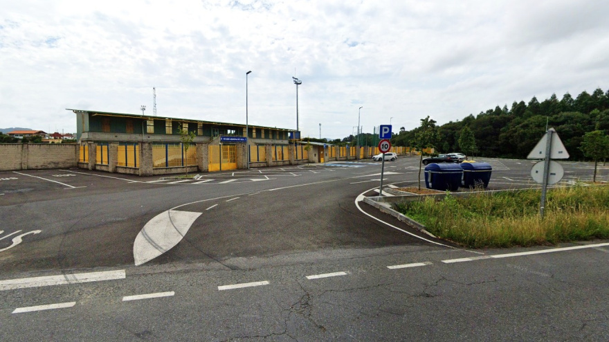 Foto de archivo del Estadio Municipal de Río Seco, en Narón