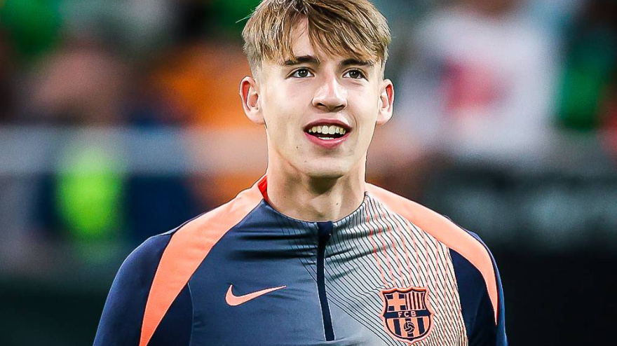 Tommy Marqués debutó este sábado con la camiseta del Barcelona en el partido ante el Mallorca.