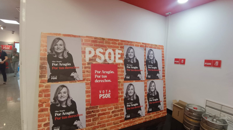 Noche electoral en la sede del PSOE