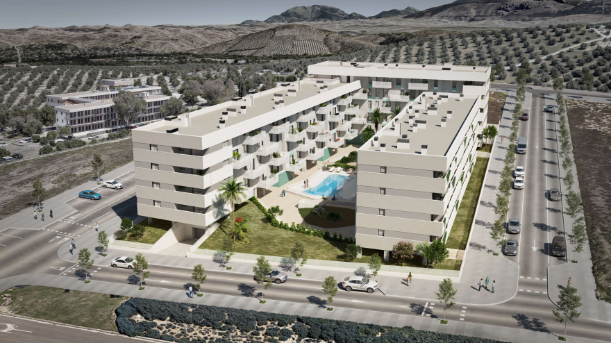 Jaén impulsa la vivienda protegida con una nueva promoción de 79 pisos junto al Jaén Plaza