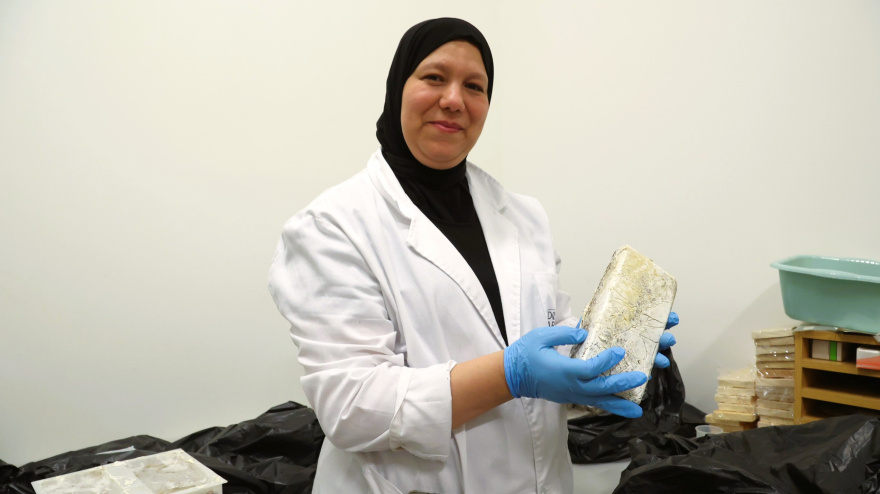 Kamilia, arquitecta en la UPCT