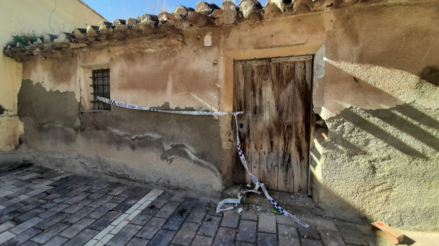 Vivienda de la calle Abellaneda de Lorca para la que se ha decretado la ruina