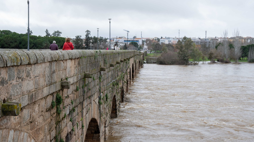 Mérida hace balance tras el paso de las borrascas: más de 50 incidencias y ningún daño personal