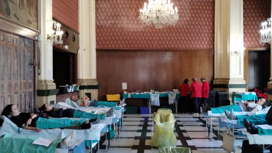 Donación de sangre en el Ateneo Mercantil