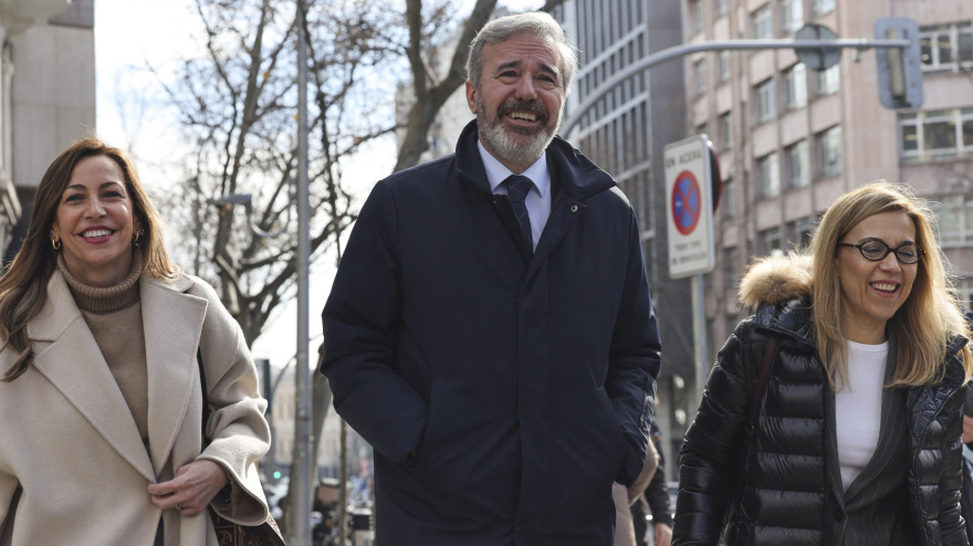 El presidente en funciones de Aragón, Jorge Azcón