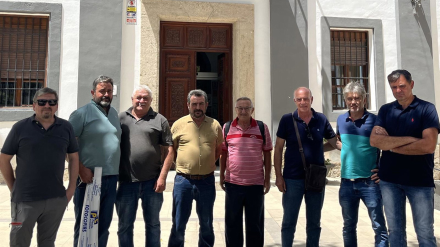 Representantes y presidentes de comunidades de regantes del Guadiana Menor