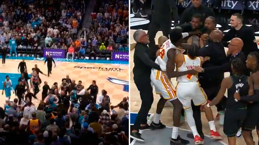 Noche de peleas en la NBA