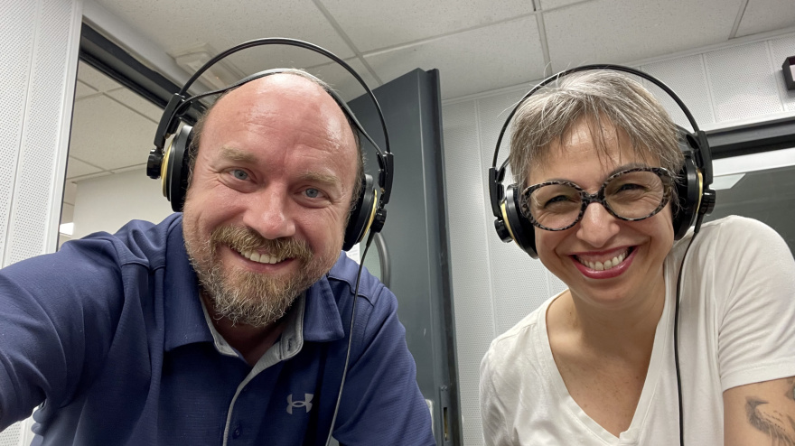 Ricard Alvarez i Imma Sabater a COPE Lleida