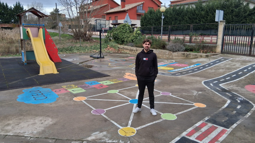 Josu, estudiante de Erasmus Rural en La Rioja