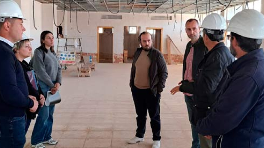 Alquerías del Niño Perdido ve próximo el final de la primera fase de las obras de la Casa de la Cultura