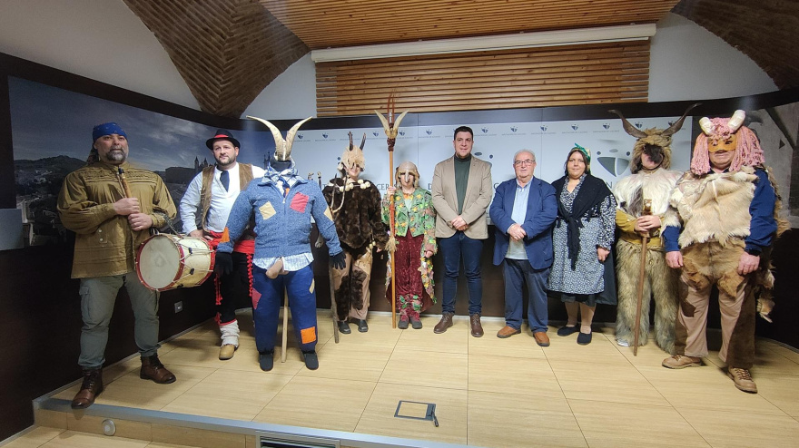 Presentación del Carnaval Hurdano que se celebra este sábado, 14 de febrero, en Azabal