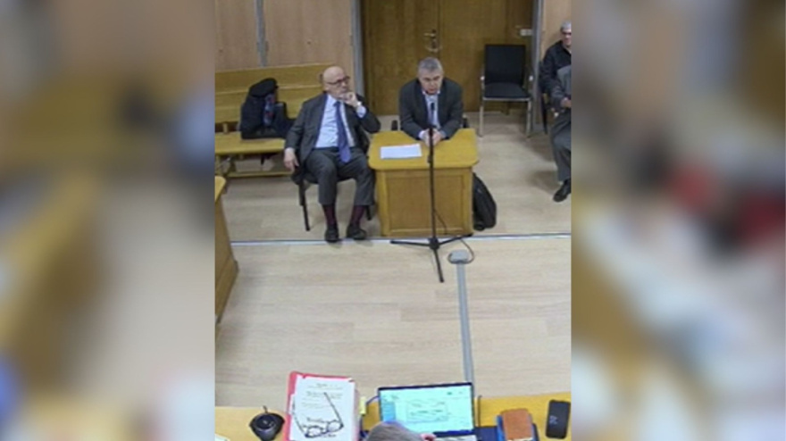 Santos Cerdán declarando ante el juez del caso Leire Díez