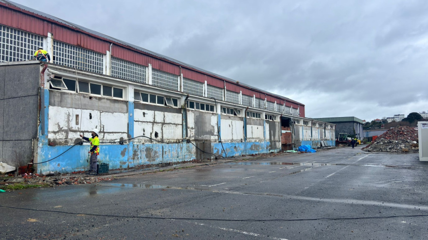 Obras ya en marcha en el pabellón número 5 de Fimo