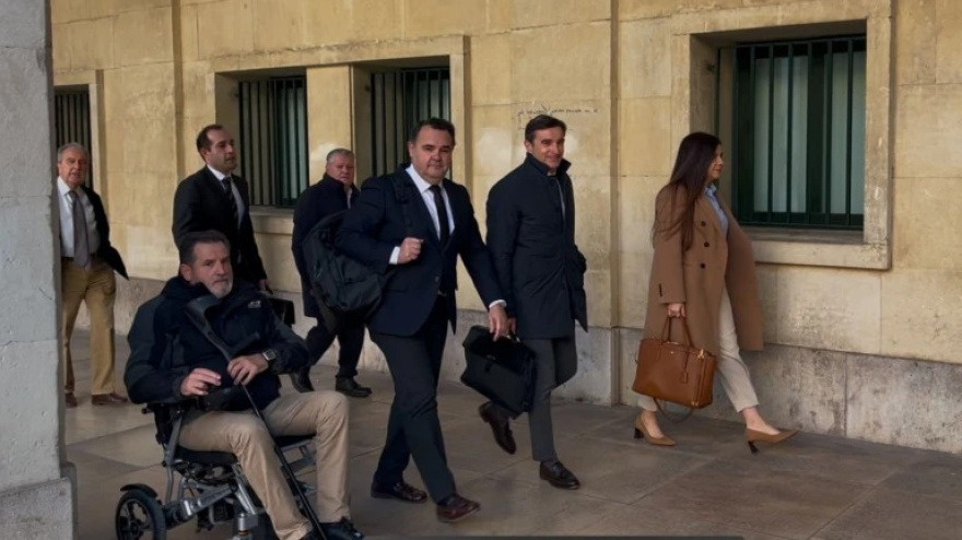 Parodi y sus abogados entran al juicio por el 'caso Abde'.