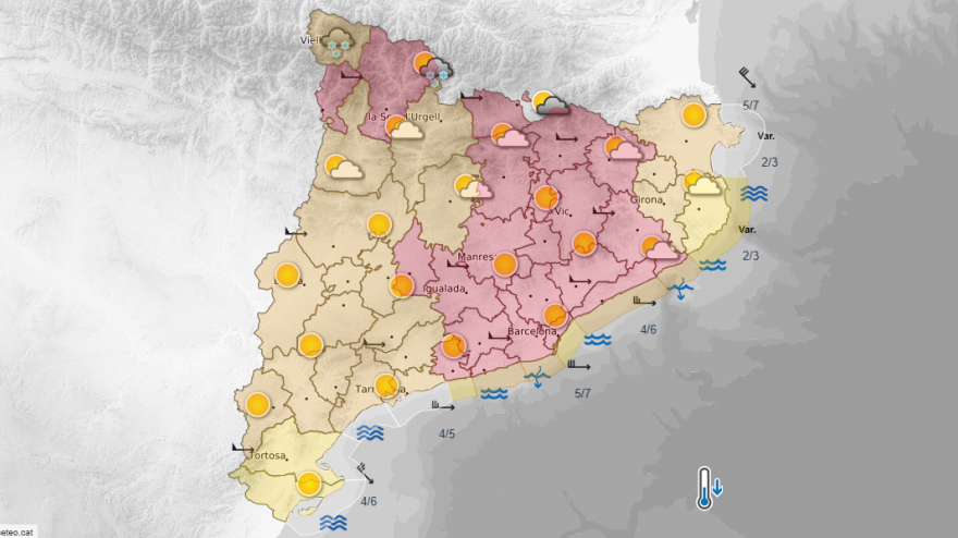 Mañana Cataluña suspende todas las actividades no esenciales por la intensidad del viento