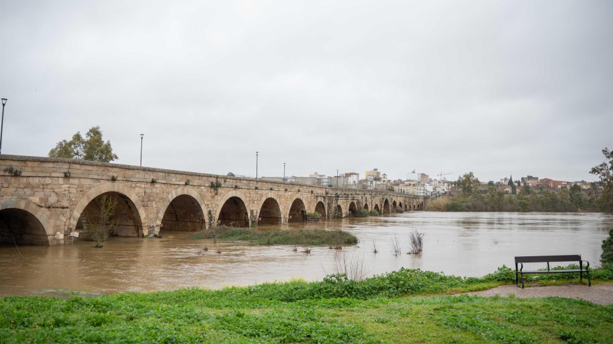 Crecida del Guadiana en Mérida
