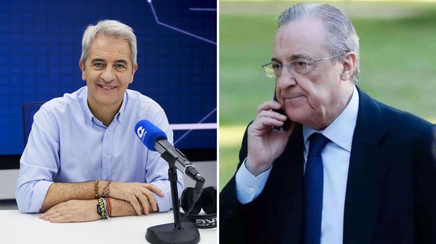 Manolo Lama y Florentino Pérez