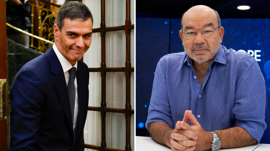 Pedro Sánchez y Ángel Expósito