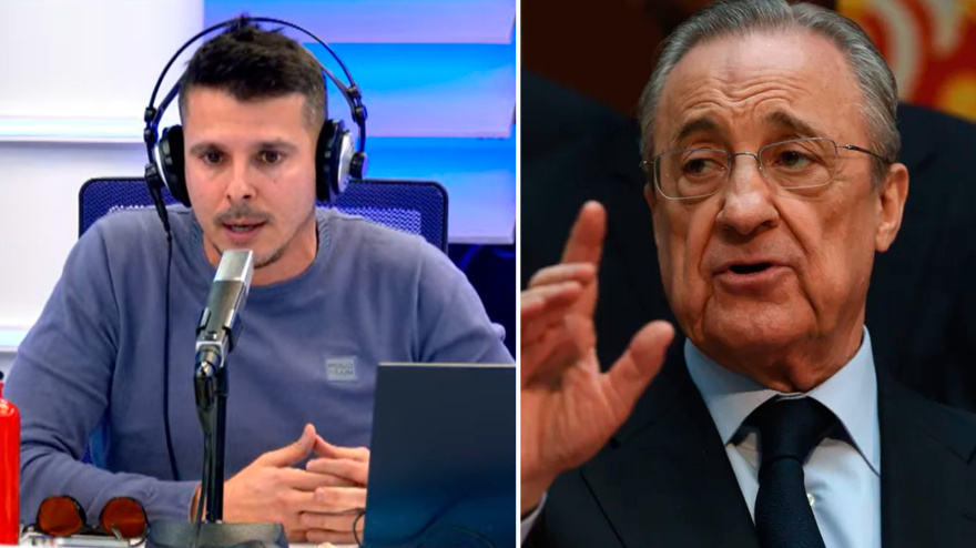 Isaac Fouto y Florentino Pérez