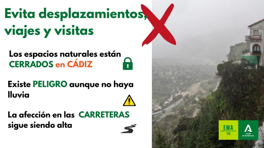 Anuncio de espacios cerrados