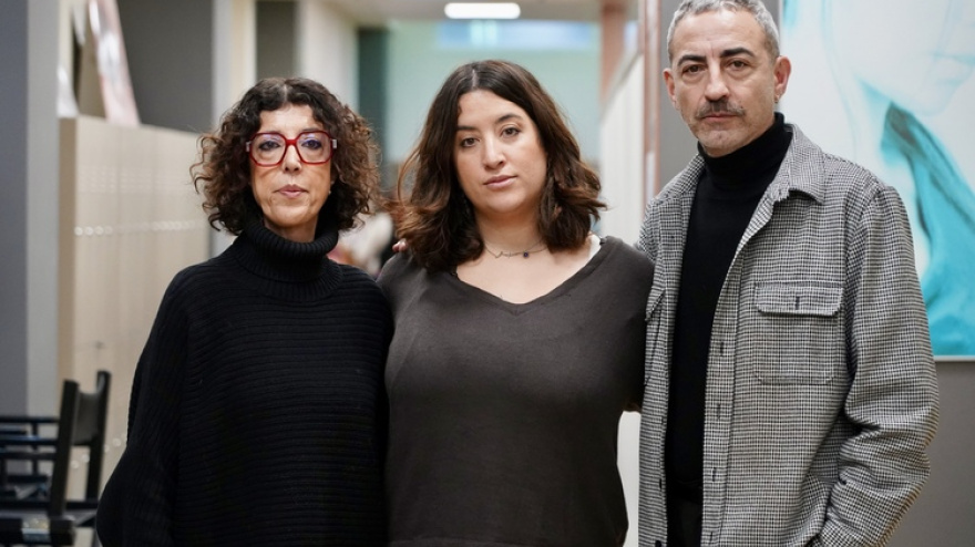 Los padres de Sergio Delgado y su hermana Carla