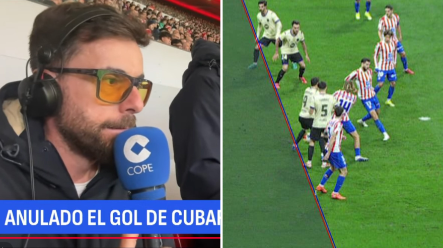 Rubén Martín y el gol anulado al Barcelona