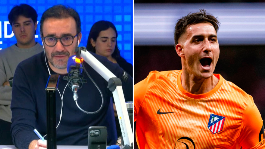 Juanma Castaño y el portero del Atlético de Madrid,Juan Musso