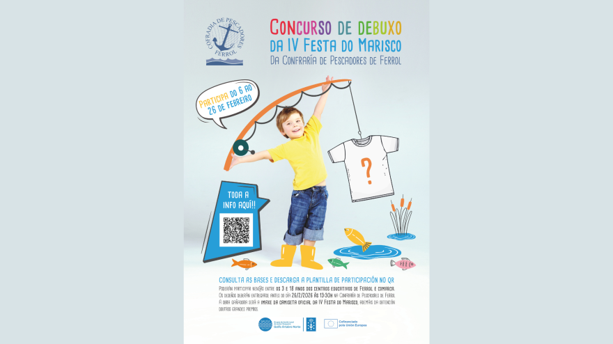 Cartel anunciando el concurso de dibujo