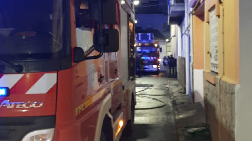 Los bomberos del SEPEI de Cáceres actuaron en ese incendio el pasado 4 de diciembre en Navalmoral