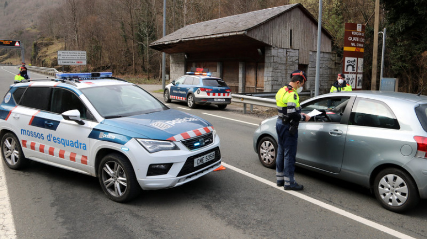 Control en la frontera con Francia