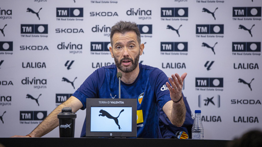 Corberán, en la previa del derbi ante el Levante UD
