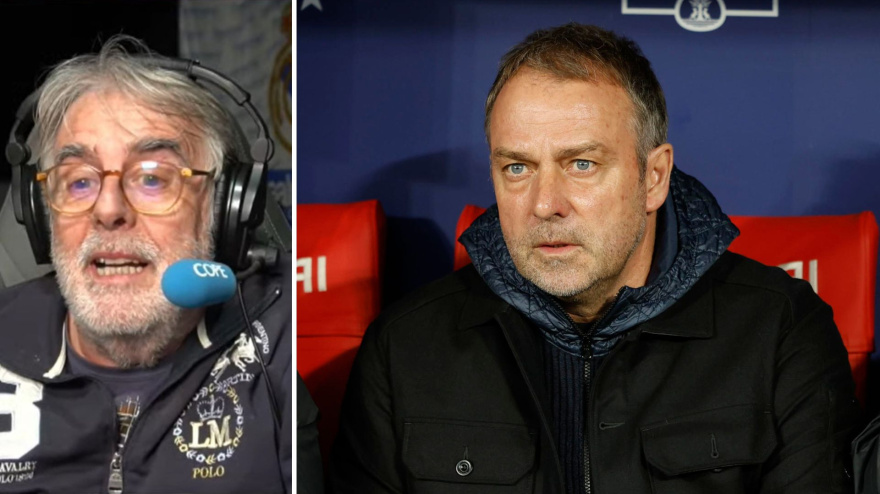 Siro López y Hansi Flick