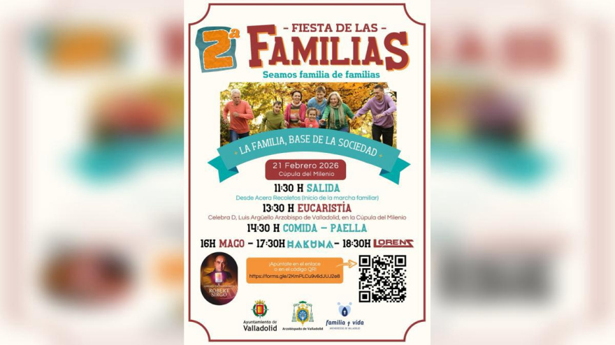 La Fiesta de las Familias vuelve a Valladolid el próximo 21 de febrero después del éxito de la primera edición