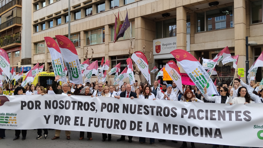 Concentración en la Consejería de Sanidad