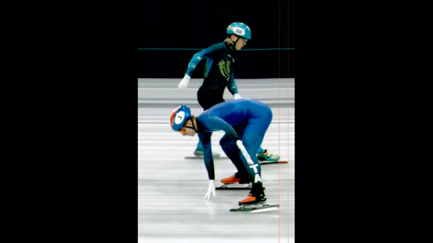 La llegada viral de Pietro Sighel para acabar segundo en su serie