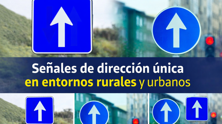 Imagen de las dos señales que te podrían generar confusión conduciendo
