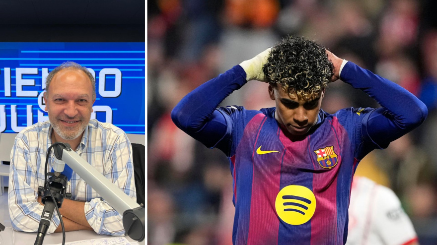 Pedro Martín y Lamine Yamal