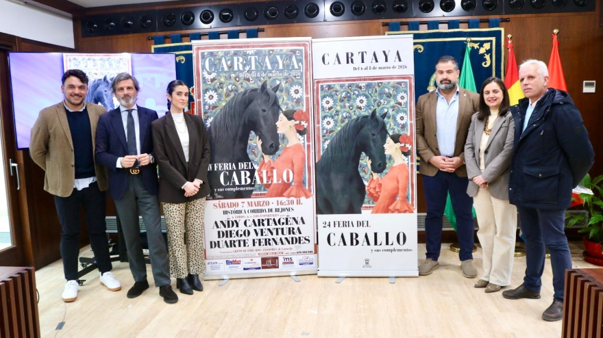Presentación del festejo de rejones de Cartaya (Huelva)