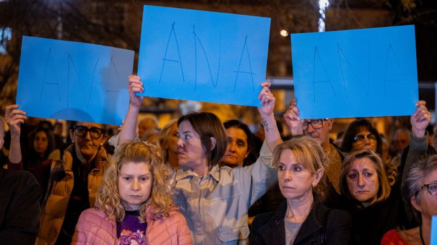 Concentración en Benicàssim tras el asesinato de Ana