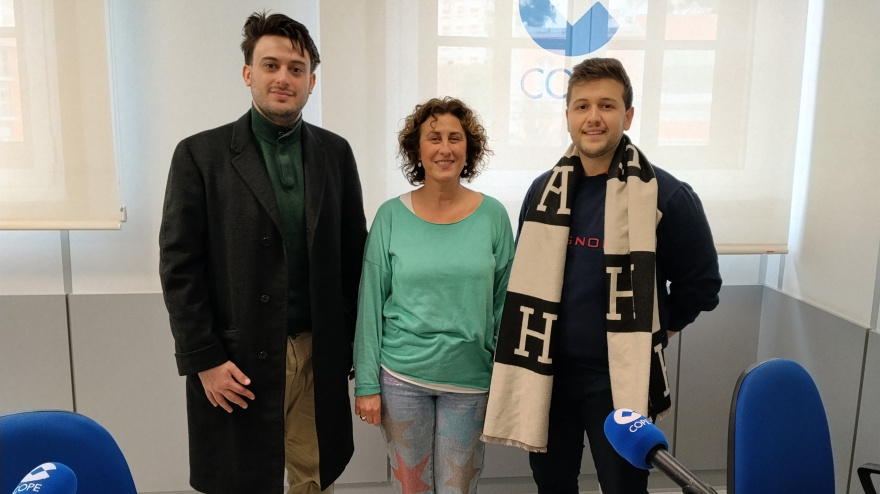 Nacho Fenollar, Eva Serna y Amadeo Gavilano