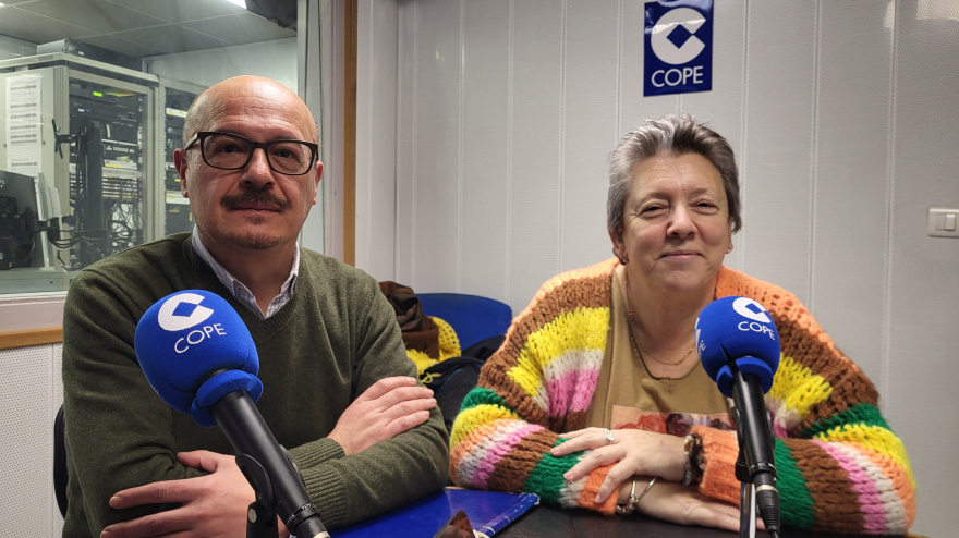 Juanjo Benito y Arancha Delgado, miembros de la Fundación Hombres Nuevos