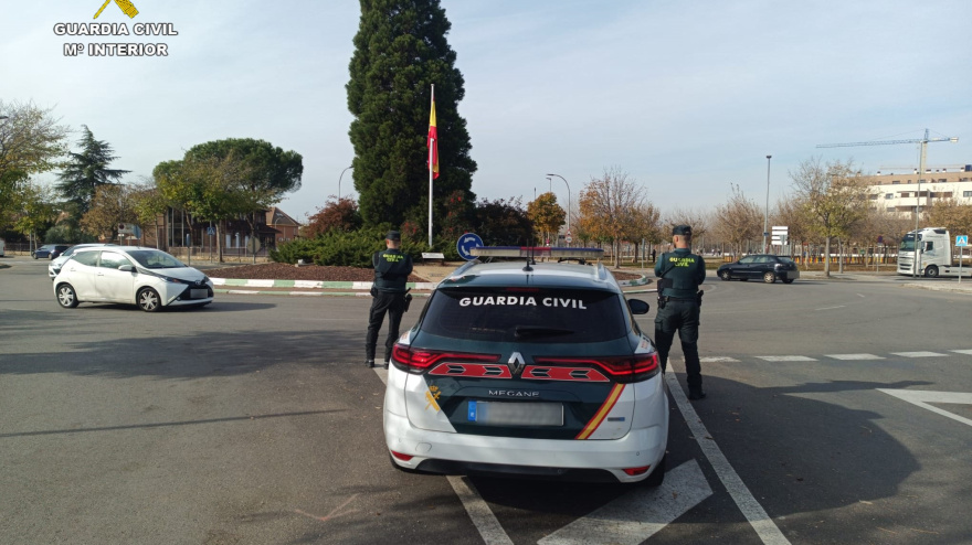 Guardia Civil en labores de control