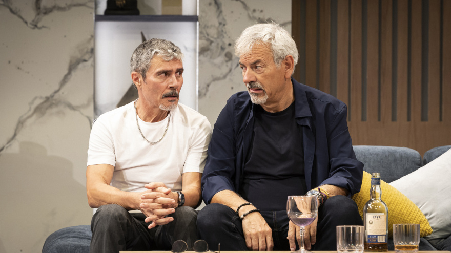 Una escena de la obra "Inmaduros"