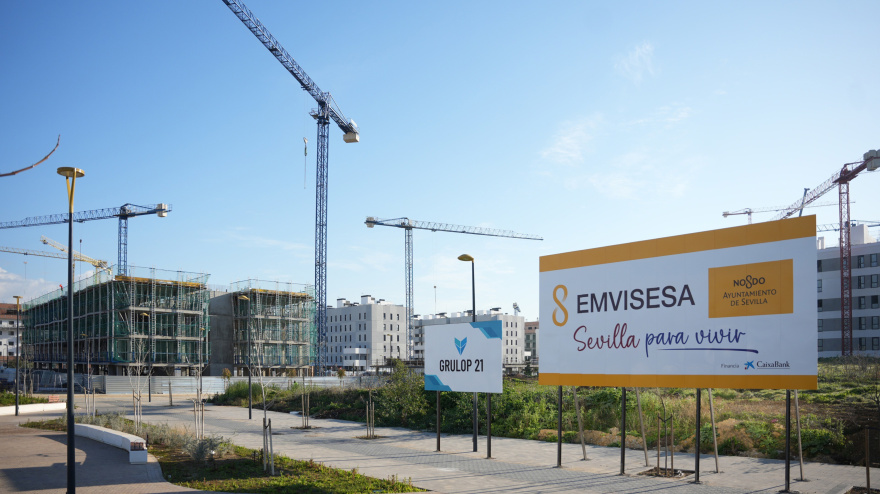 Archivo - Imagen de recurso de una promoción de viviendas de Emvisesa.
