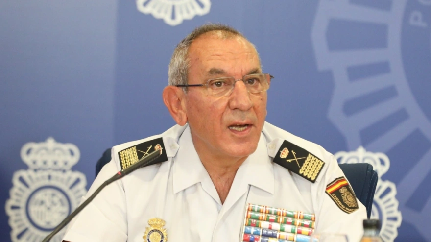 Víctor González, portavoz de JUPOL en Valladolid, tras el estallido del caso 'Jota'